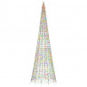 Choinka z lampek, na maszt, 1534 kolorowe LED, 500 cm