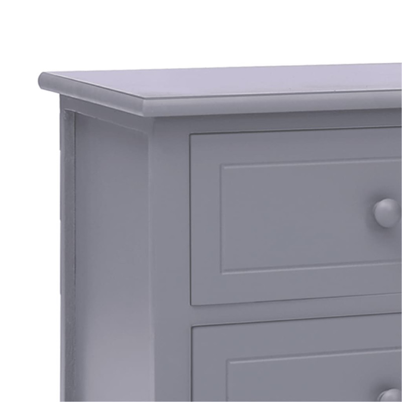 Szafka pod TV, ciemnoszara, 108x30x40 cm, drewno paulownia