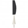 Pokrowiec na parasol ogrodowy, czarny, 265x50/70/40 cm, 420D