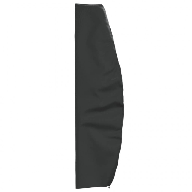 Pokrowiec na parasol ogrodowy, czarny, 265x50/70/40 cm, 420D