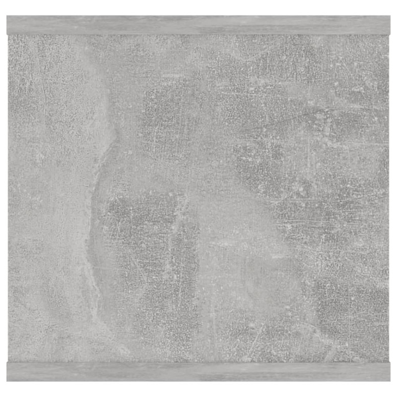 Półka ścienna, szarość betonu, 102x30x29 cm