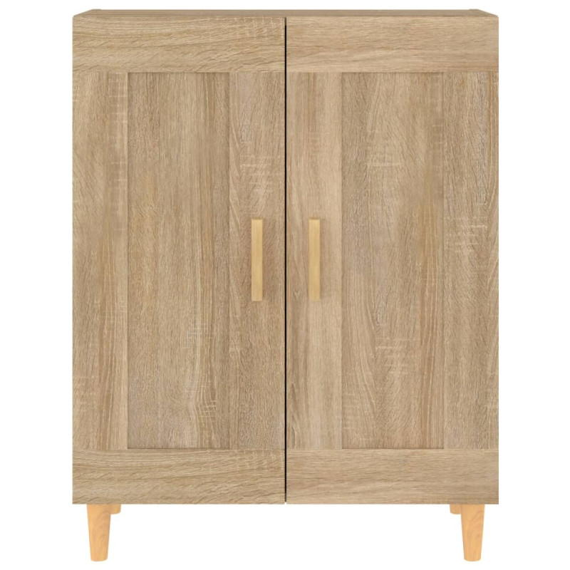 Szafka, dąb sonoma, 69,5x34x90 cm, materiał drewnopochodny