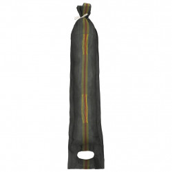 Worki przeciwpowodziowe, 100 szt, ciemnozielone, 103x25 cm HDPE