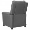 Fotel masujący, jasnoszary, obity tkaniną