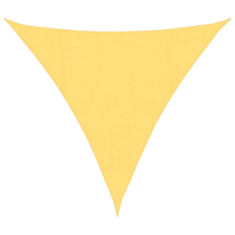 Żagiel przeciwsłoneczny, 160 g/m², beżowy, 4,5x4,5x4,5m, HDPE