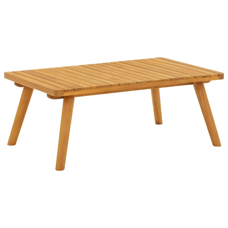 Ogrodowy stolik kawowy, 90x55x35 cm, lite drewno akacjowe