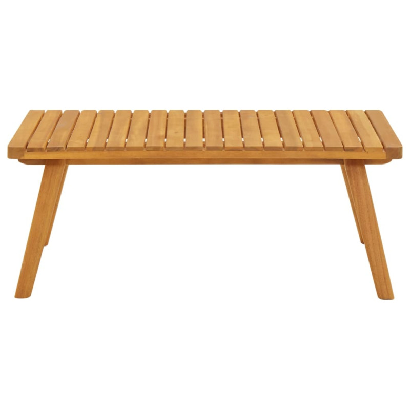 Ogrodowy stolik kawowy, 90x55x35 cm, lite drewno akacjowe