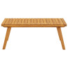 Ogrodowy stolik kawowy, 90x55x35 cm, lite drewno akacjowe