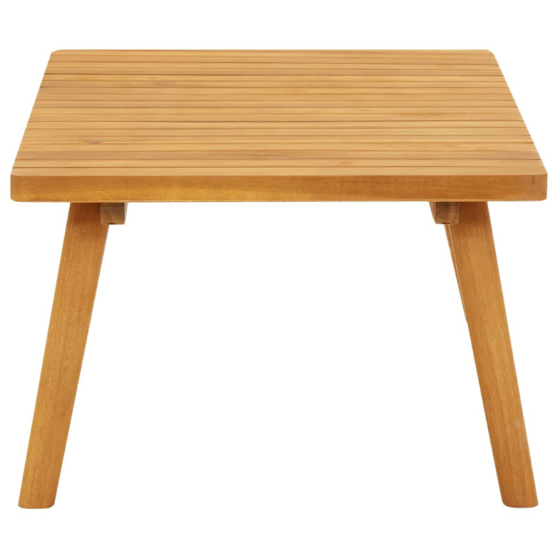 Ogrodowy stolik kawowy, 90x55x35 cm, lite drewno akacjowe