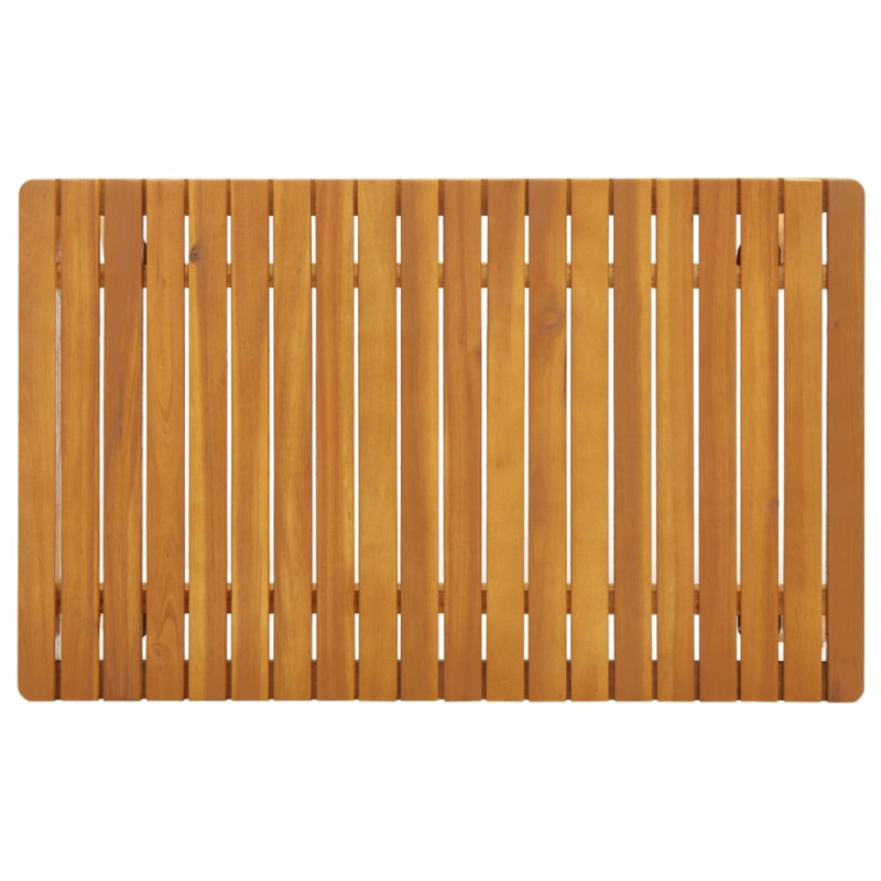 Ogrodowy stolik kawowy, 90x55x35 cm, lite drewno akacjowe