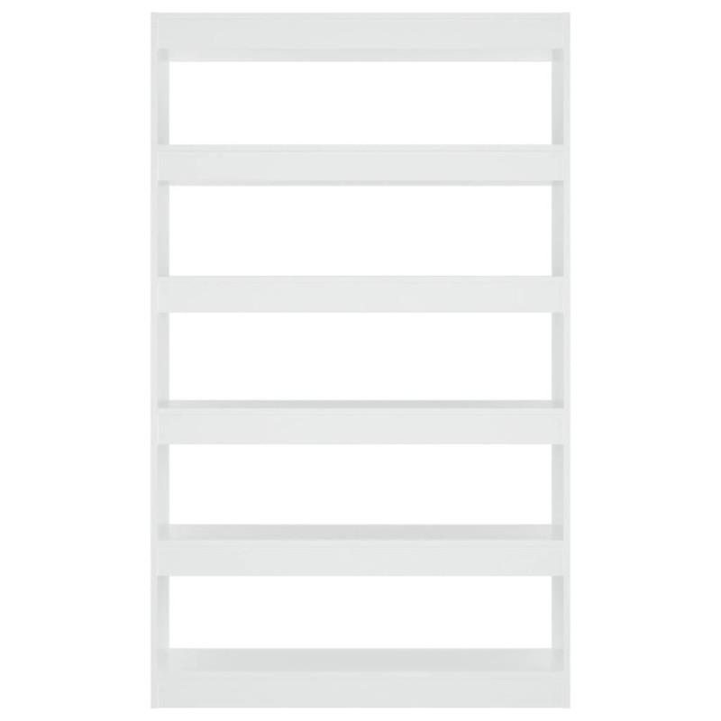 Regał na książki/przegroda, biały, 100x30x166 cm