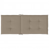Poduszki na krzesła ogrodowe, 6 szt., taupe, 120x50x3 cm