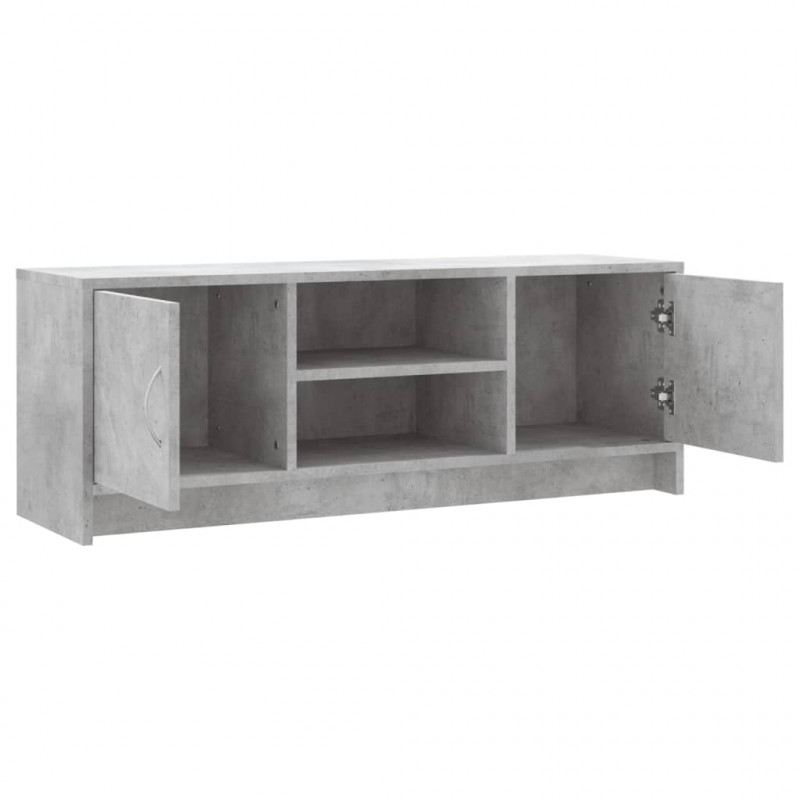 Szafka pod telewizor, szarość betonu, 102x30x37,5 cm