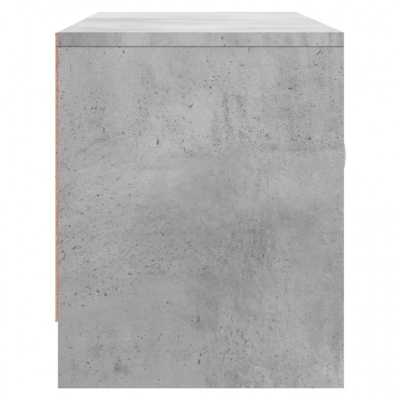 Szafka pod telewizor, szarość betonu, 102x30x37,5 cm