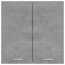 Szafka wisząca, szarość betonu, 60x31x60 cm