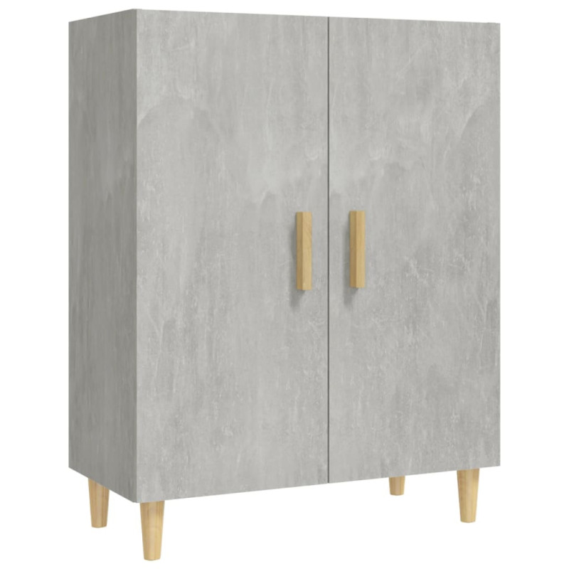 Komoda, szarość betonu, 70x34x90 cm, materiał drewnopochodny