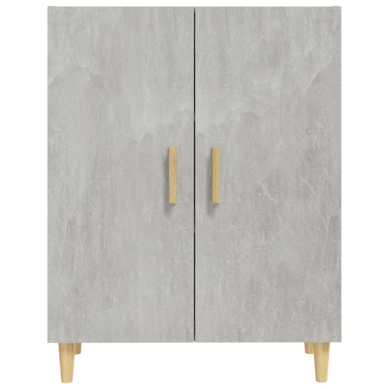 Komoda, szarość betonu, 70x34x90 cm, materiał drewnopochodny