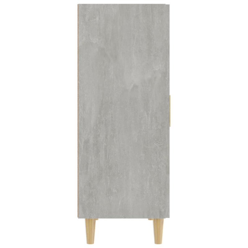 Komoda, szarość betonu, 70x34x90 cm, materiał drewnopochodny