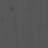Stolik konsolowy, szary, 110x40x80 cm, lite drewno sosnowe