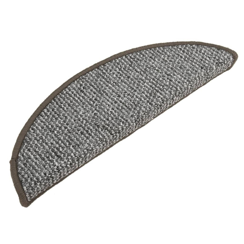 Nakładki na schody, 15 szt., szare, 65x21x4 cm