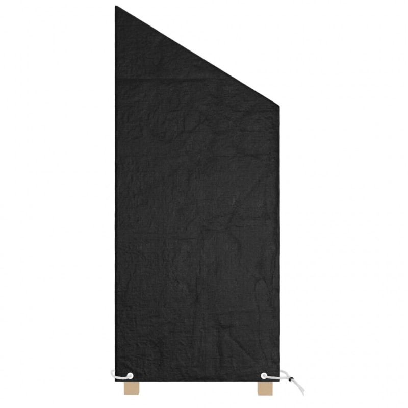Pokrowce na krzesła ogrodowe, 2 szt., 8 oczek, 65x65x110/150 cm