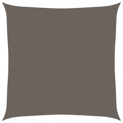 Żagiel przeciwsłoneczny, 160 g/m², antracytowy, 4x4 m, HDPE