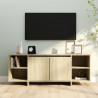 Szafka pod TV, dąb sonoma, 130x35x50 cm materiał drewnopochodny