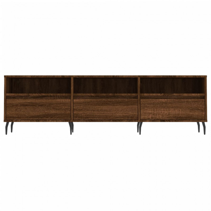 Szafka pod TV, brązowy dąb, 150x30x44,5 cm
