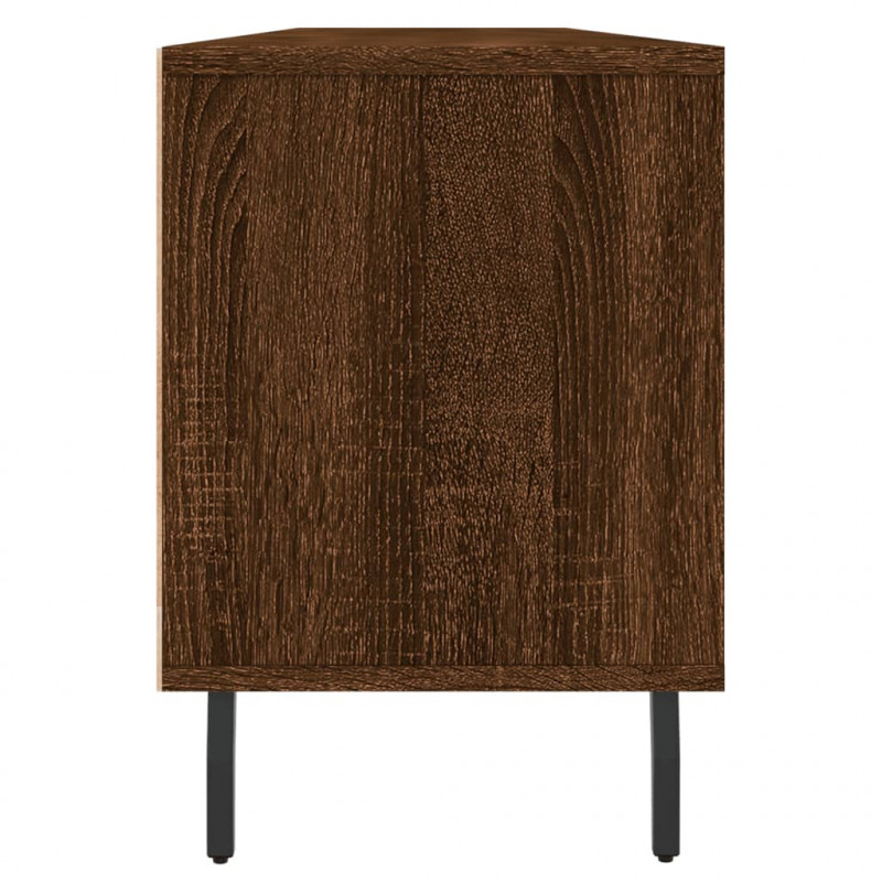 Szafka pod TV, brązowy dąb, 150x30x44,5 cm