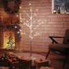 Brzoza z oświetleniem, 48 ciepłych białych LED, 120 cm