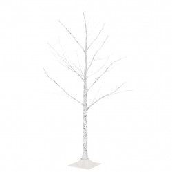 Brzoza z oświetleniem, 48 ciepłych białych LED, 120 cm