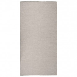 Dywan zewnętrzny o płaskim splocie, 100x200 cm, taupe