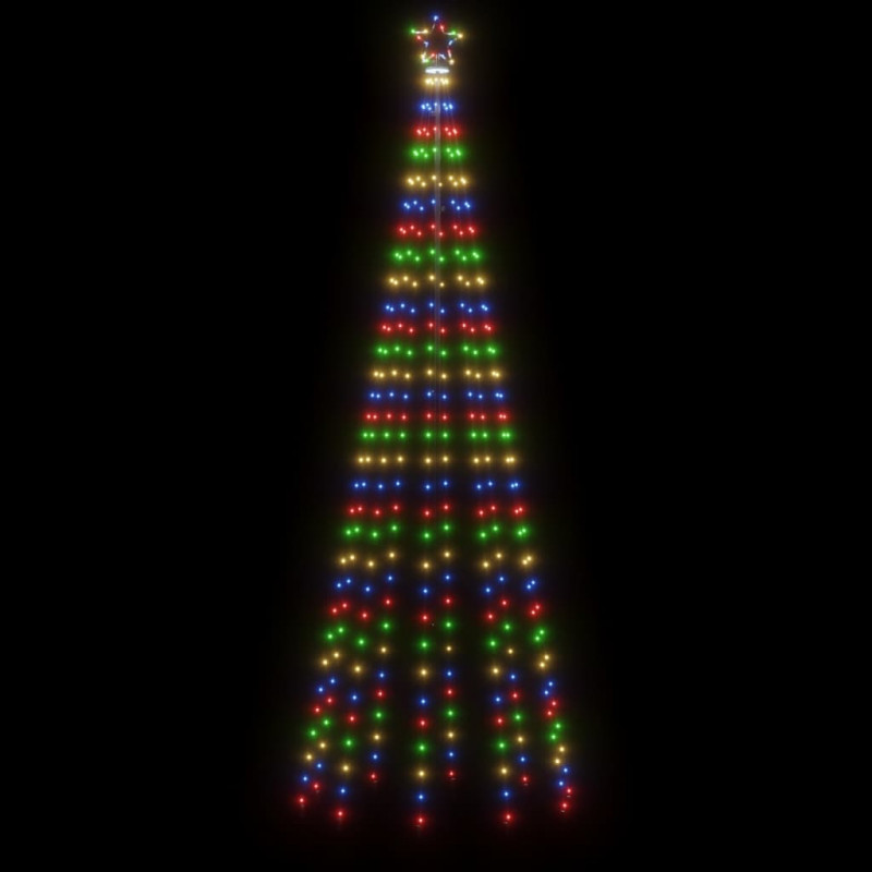 Choinka z kołkiem gruntowym, 310 kolorowych LED, 300 cm