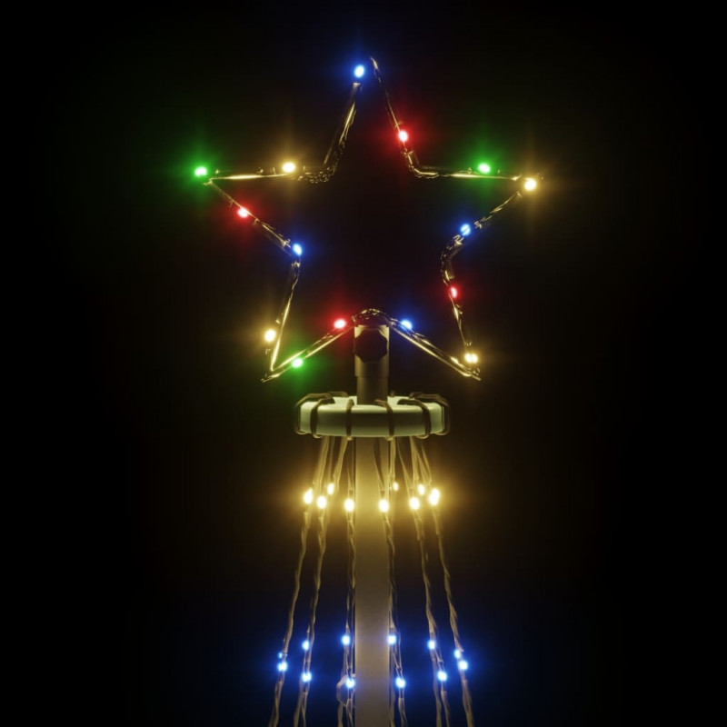 Choinka z kołkiem gruntowym, 310 kolorowych LED, 300 cm