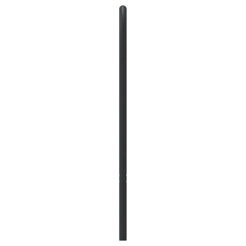 Metalowe wezgłowie, czarne, 107 cm