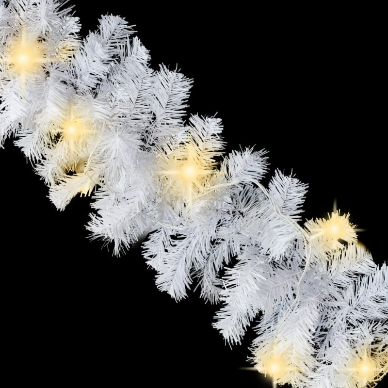 Świąteczna girlanda z lampkami LED, 5 m, biała