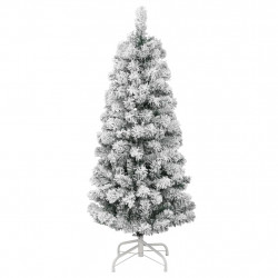 Sztuczna choinka zawiasowa, ośnieżona, 120 cm