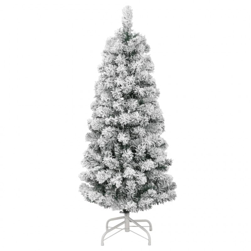 Sztuczna choinka zawiasowa, ośnieżona, 120 cm