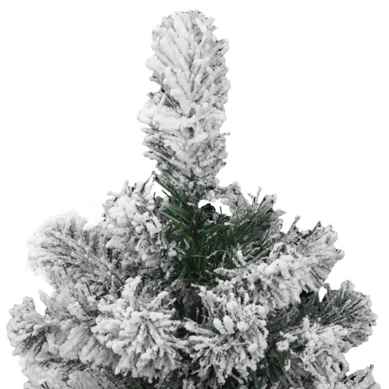 Sztuczna choinka zawiasowa, ośnieżona, 120 cm