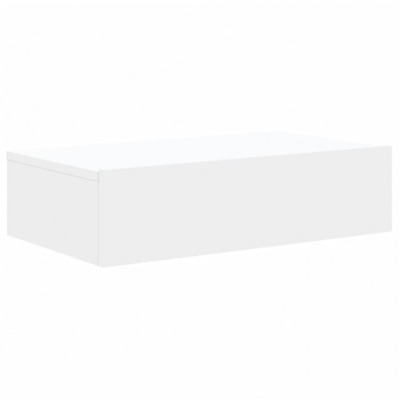 Szafka telewizyjna z LED, biała, 60x35x15,5 cm