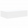 Szafka telewizyjna z LED, biała, 60x35x15,5 cm