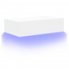 Szafka telewizyjna z LED, biała, 60x35x15,5 cm