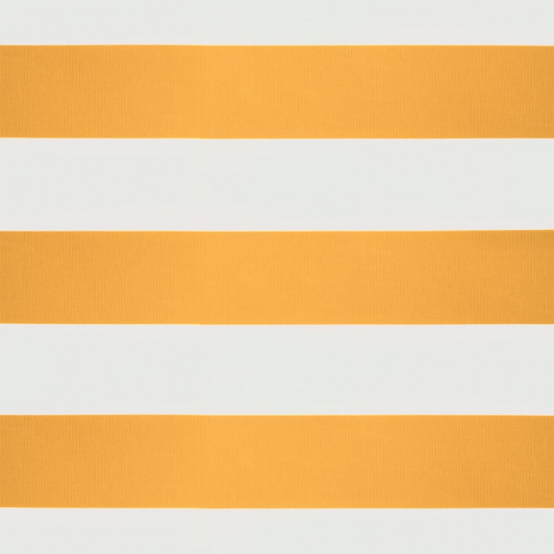 Zwijana markiza, żółto-biała, 4x3 m, tkanina i aluminium