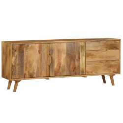 Szafka z litego drewna mango, 170 x 40 x 70 cm