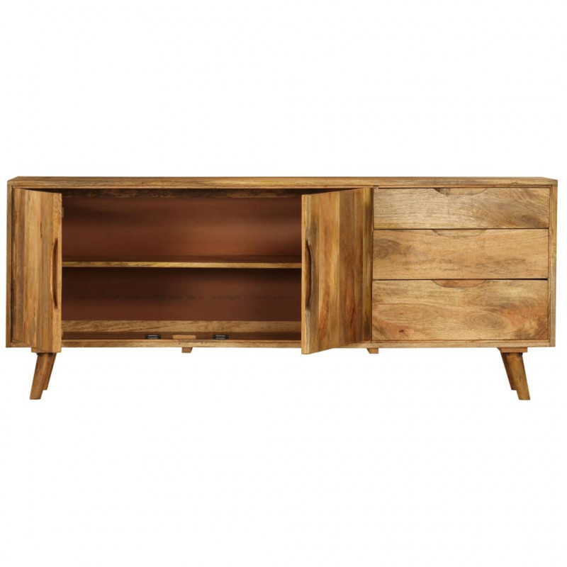 Szafka z litego drewna mango, 170 x 40 x 70 cm