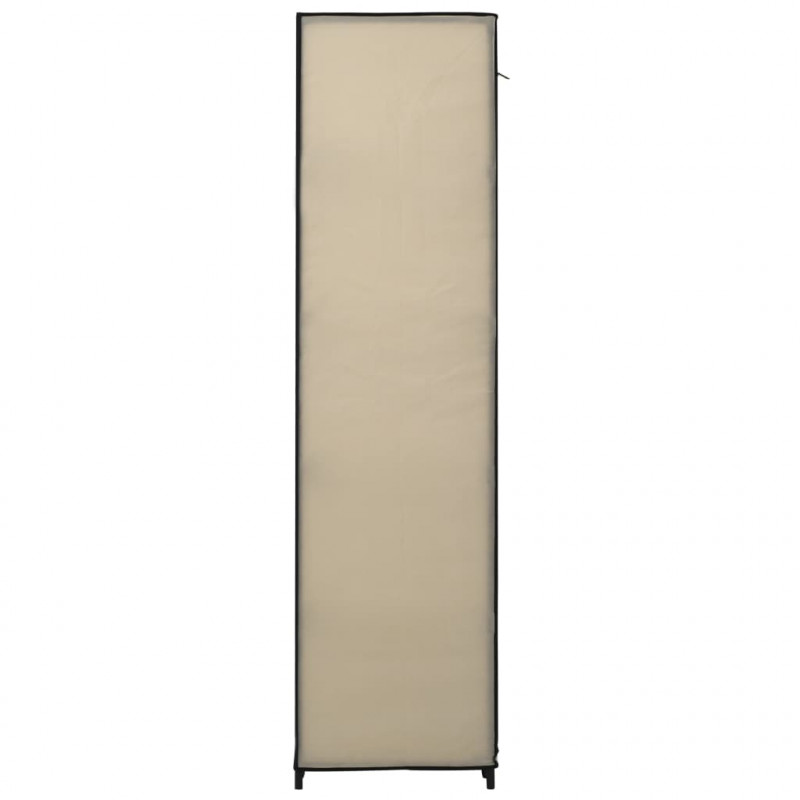 Składana szafa, kremowa, 110 x 45 x 175 cm, tkanina