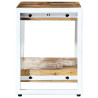Szafka pod TV, 90x30x40 cm, lite drewno mango