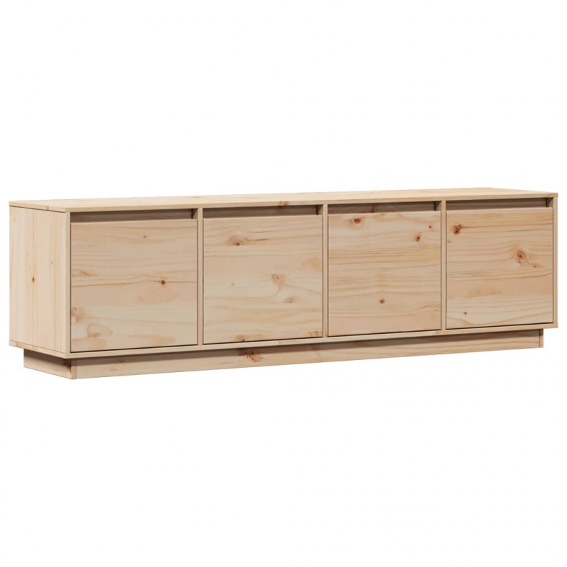 Szafka pod telewizor, 156x37x45 cm, lite drewno sosnowe