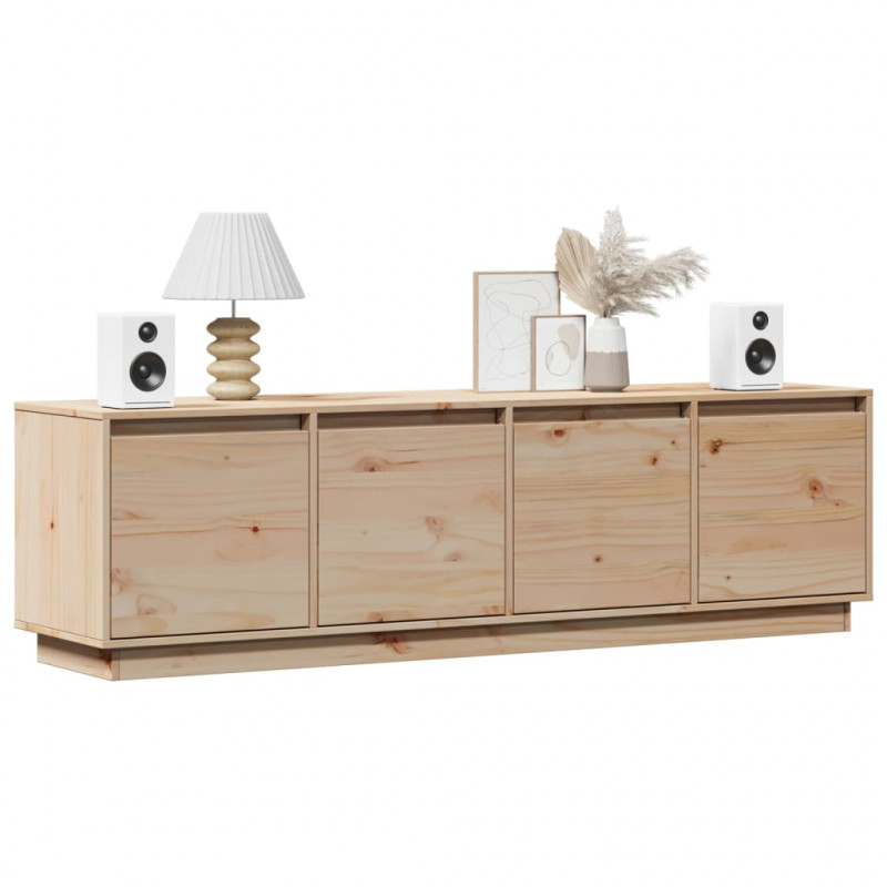 Szafka pod telewizor, 156x37x45 cm, lite drewno sosnowe