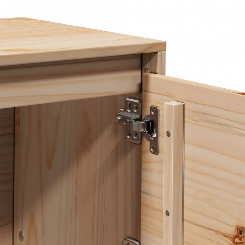 Szafka pod telewizor, 156x37x45 cm, lite drewno sosnowe